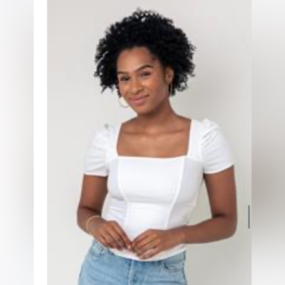 White corset top from south moon under size M